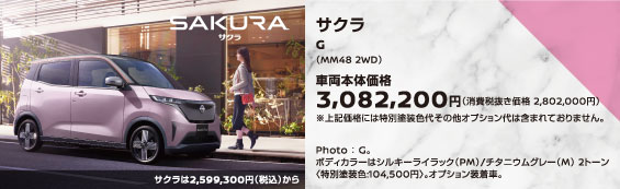 おすすめ車【日産サクラ】